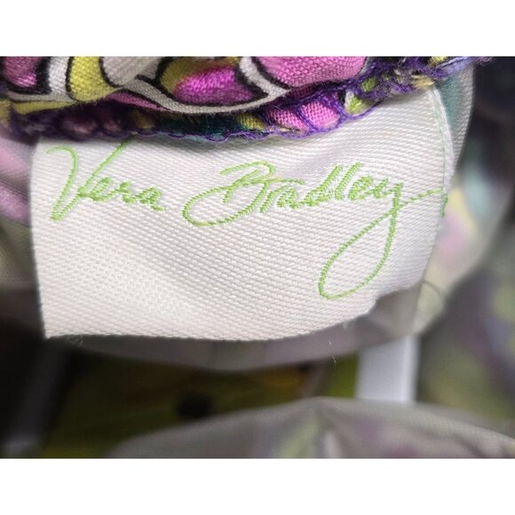 Vera Bradley Paisley Print Drawstring Cosmetic Makeup Bag Travel Pouch curlers - Picture 4 of 5